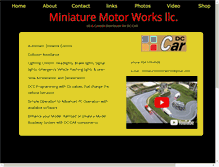 Tablet Screenshot of miniaturemotorworksllc.com